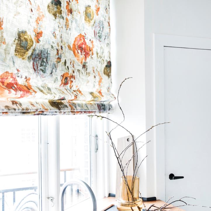 Foldegardin i tekstilet DUSA fra Diva Home